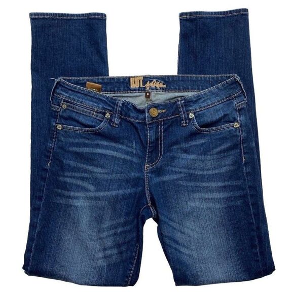Kut from the Kloth Dark Wash Slim Fit Stretch Denim Jeans Sz 6 - Picture 1 of 9